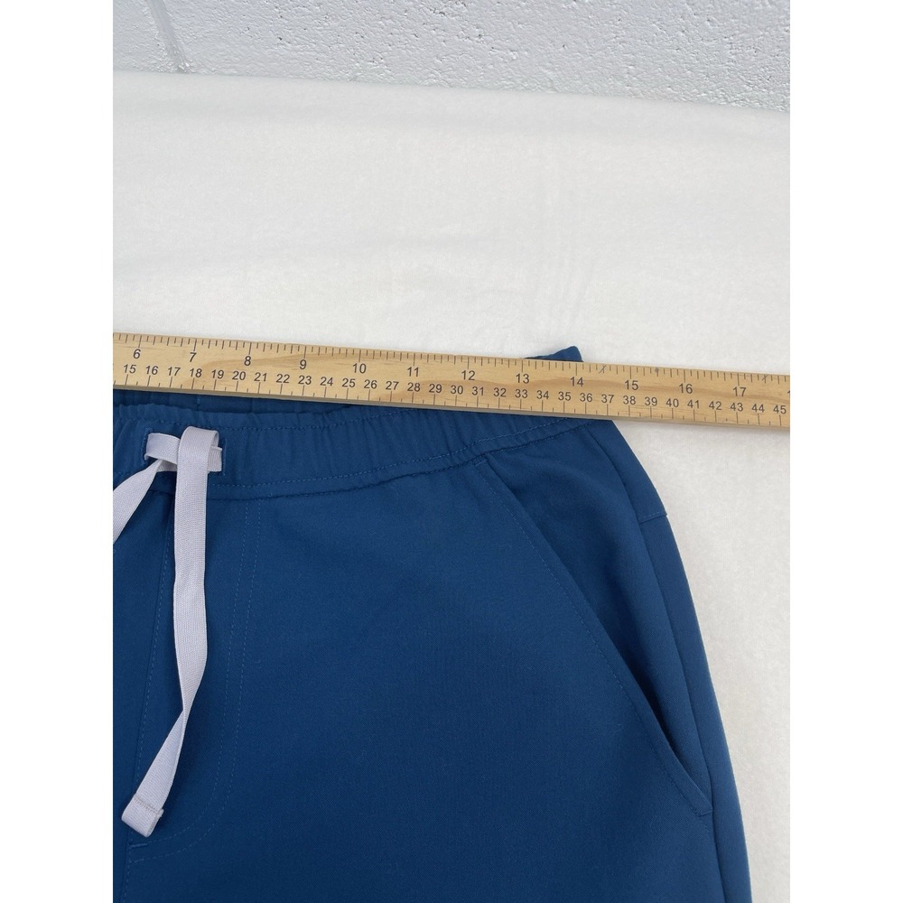Figs Pants Mens S Tall Teal Blue Technical Collection Joggers Scrub Drawstring - Picture 3 of 6